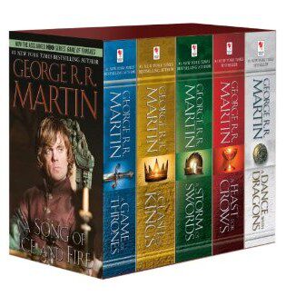 预售 英文原版 乔治RR马丁 冰与火之歌五册套装 George R. R. Martin's A Game of Thrones 5-Book Boxed Set