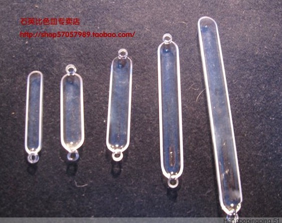 石英舟紫外石英舟直径8mm 150mm长石英舟石英管实验室耗材