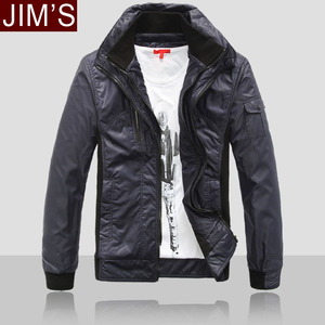 Jim’s男装2022春秋装新款 男装男士外套韩版修身短款薄夹克衫