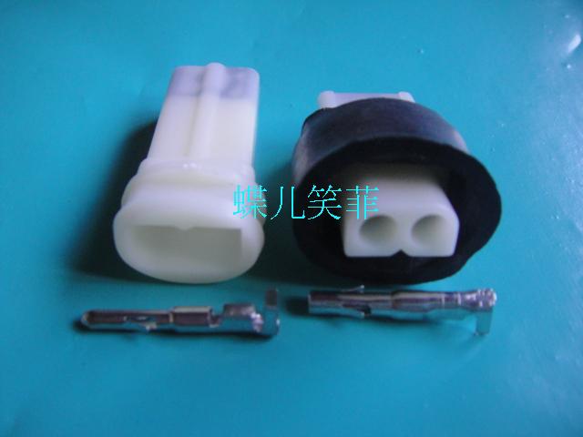 2P 3.0大功率防水插头连接器 公母接插件 汽车插头端子 2线