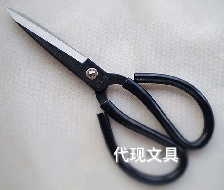汪吾铨4810特大号锰钢皮革剪刀工业剪刀纸箱剪大力剪