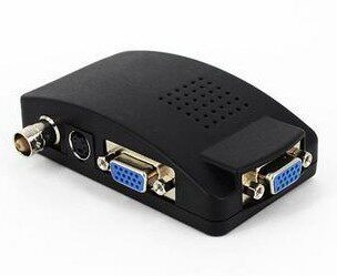 BNC转VGA AV转VGA 监控安防视频转换器 BNC转VGA视频转换器