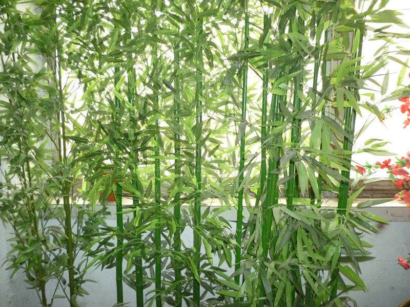 专业批发仿真加密竹子 隔断屏风装饰盆景仿真植物仿真花 毛竹