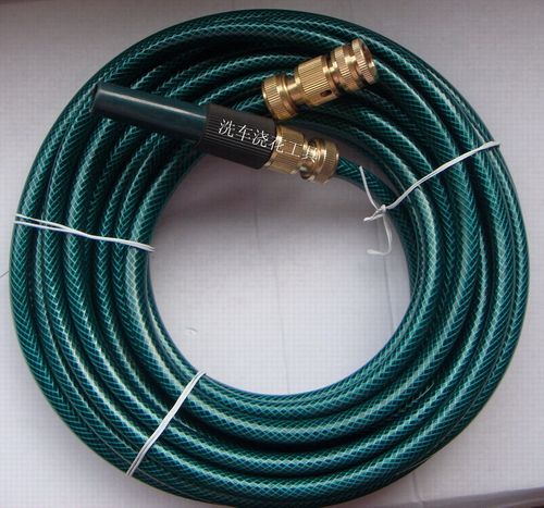 洗车浇花工具20米皮管  铜接头  高压载直喷水枪组套