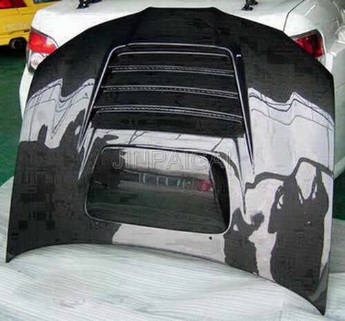 斯巴鲁翼豹9 九代改装WRC款开孔碳纤维材质机盖 引擎盖 头盖