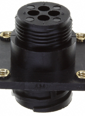 TE Connectivity 圆形连接器 4路 塑料外壳 母触点插座 211102-1