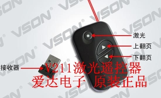 Telecommande - pointeur laser - Ref 384485 Image 1