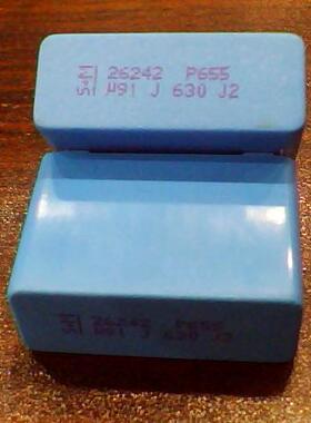 原装薄膜电容西门子EPCOS B32655B6914J 0.91UF 630V 27MM