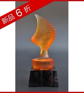 A冲五钻 打折包邮 琉璃奖杯 正品YL琉璃C-011飞翔奖杯