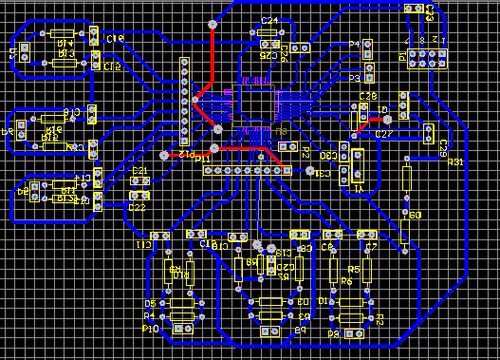 ATT7022电路图pcb 电能计量 ATT7022电路设计pcb ATT7022电能测量