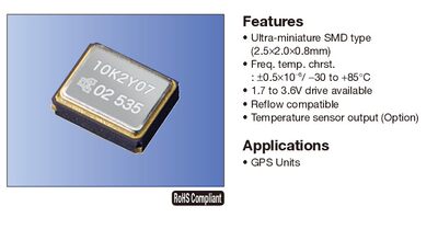 1.8V 2025 2520 TCXO 温补晶振 19.2M 19.2MHZ 19.200MHZ 高精度