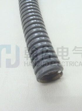 PA6灰色尼龙阻燃软管 AD15.8内径12mm 耐低温开口线束管 工厂直销