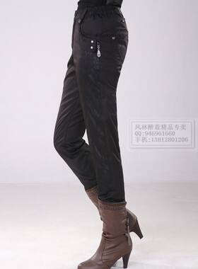 羽绒裤专柜正品韩版显瘦小脚靴裤