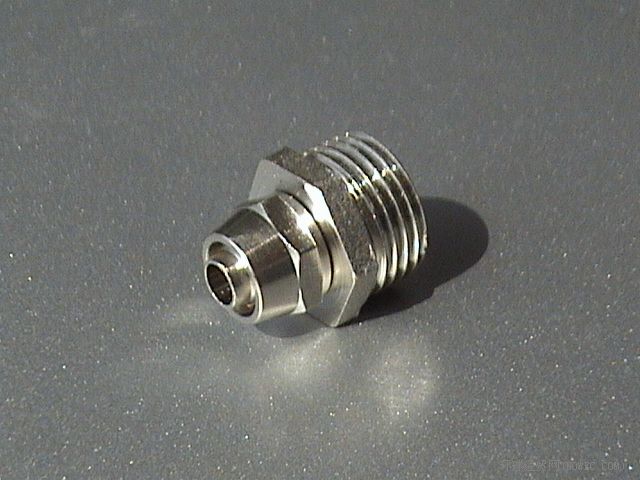 铜镀镍气动快速插接头外螺纹