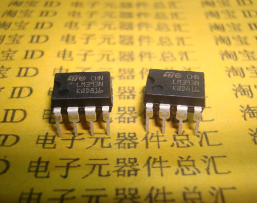 实体店 LM393N LM393 DIP8 双电压比较器 ST厂家 进口原装