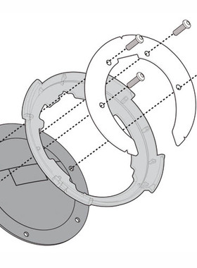 意大利GIVI R1200RT(14-18)油箱包环 BMW R1250RT油箱包转换环