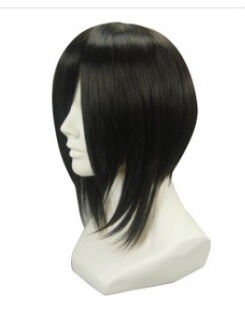 cosplay假发 黑色短发 黑执事cos假发 高温丝特价假发