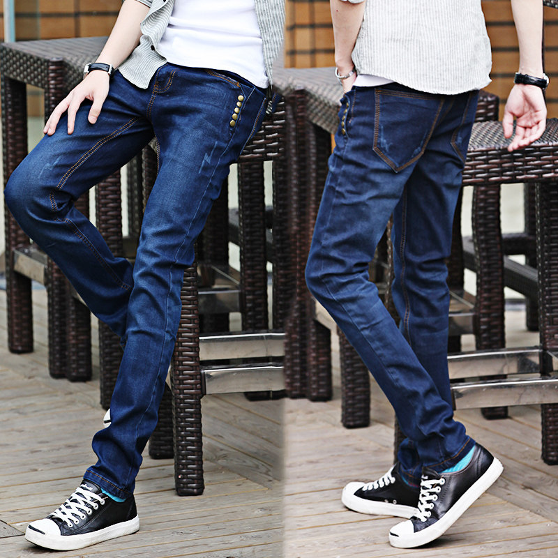 Jeans pour adolescent pieds Slim pour automne - Ref 1468412 Image 1