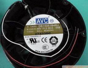 原装 AVC DB15051B48U DC48V 2.3A 15CM 圆形变频器散热风扇