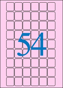 A4不干胶打印标签纸/彩色标签纸/爱雷博粉红色标签CL554P-80张