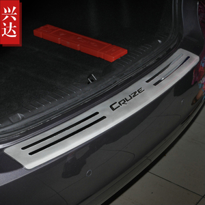 适用于2009-15款雪佛兰科鲁兹经典三厢不锈钢踏板Cruze外置后护板