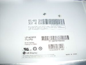 LG LP141WX3 14.1宽屏 笔记本 液晶屏 闪屏 可充数 镜面屏