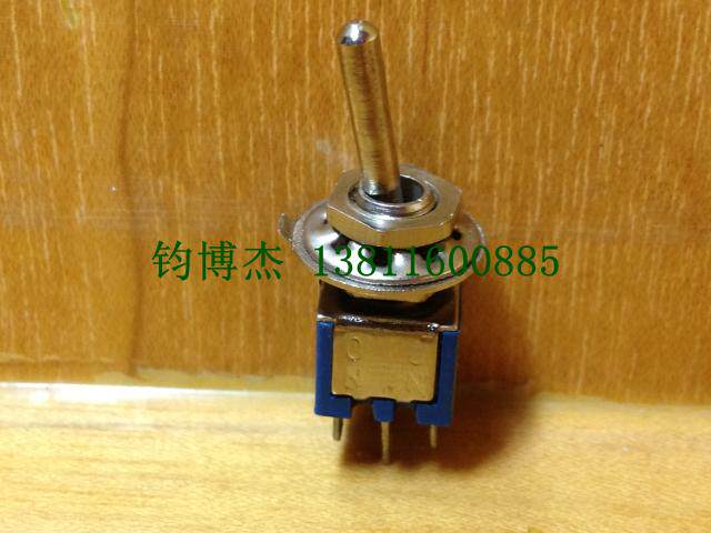电子开关 钮子开关 6脚2档摇头开关SMTS202乒乓开关开孔4MM