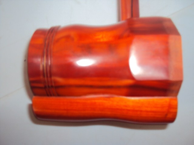 厂家直销非洲紫檀扁八角二胡架半成品子干抛工艺送盒子弦码包邮