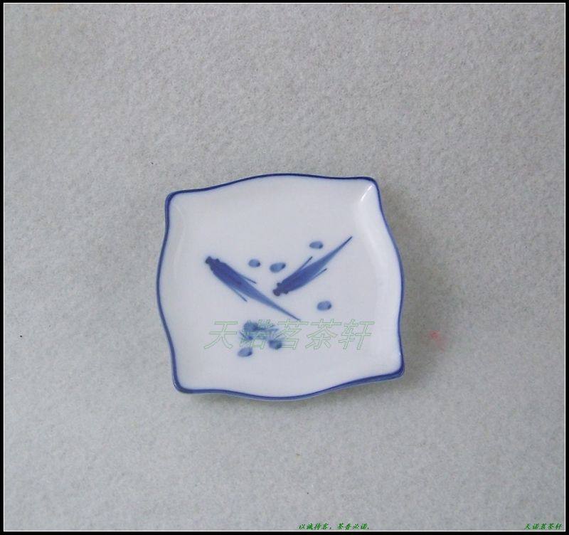 兰鱼杯碟 杯托 茶杯 闻香杯等适用 潮州精美陶瓷茶配