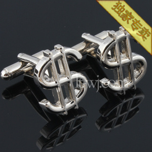 优质法式袖扣袖口袖钉 男士cufflinks 象形袖扣 美元袖扣