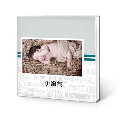 小淘气 8寸方款硬壳高清照片书 DIY相册 个性生日礼物 个性礼品