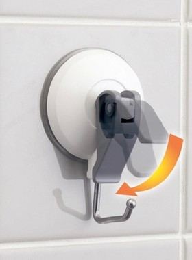 日本komi 创意厨房浴室不锈钢无痕免钉真空吸盘挂钩超强力承重5kg