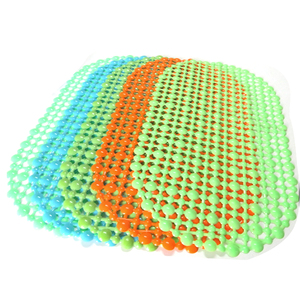 9.9元包邮 PVC浴室防滑地垫 带吸盘 淋浴房浴缸防滑垫 卫浴专用