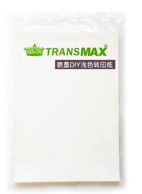 TransMax T恤转印纸浅色转印纸热熨斗烫画机转印冷热温撕均可 A4