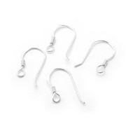 Mu-Mu-silver jewelry 925 Tremella hook accessories-for hooks are not allergic to silver