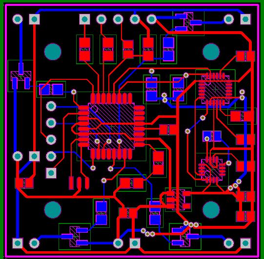 MPU6050 mwc无线通信模块原理图pcb MPU6050 ATmega328P HMC5883L