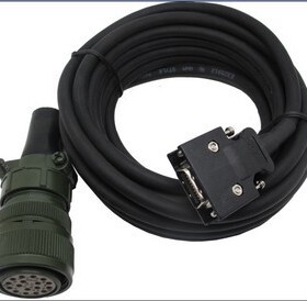 三菱伺服HC-SFS301，编码器线  5米