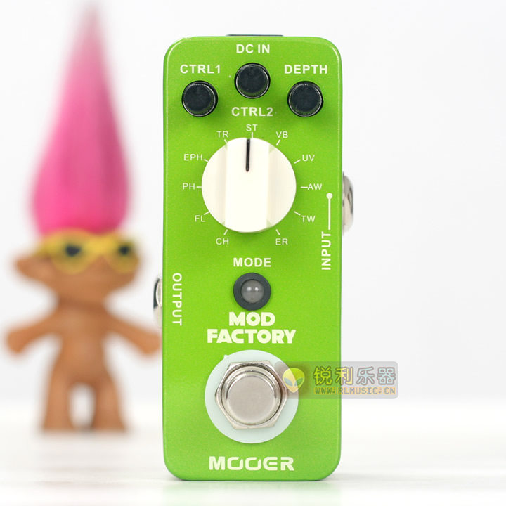 Mooer Mod Factory 魔耳11合1调制类周边效果器