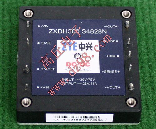 ZTE ZXDH300S4828N 300W电源模块 输入36V-75V隔离输出24V 28V