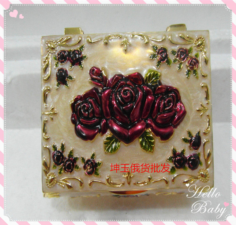 Russia Jewelry box Coloured drawing Jewelry storage box Metal Jewelry box trumpetin the Arts and crafts , Overseas Crafts , Russian specialties  category - from Buy2taobao.com to provide professional Taobao agent buy service