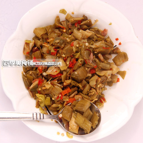 江西赣南特产土特产农家【手工自制酸芋荷】泡菜腌制酸菜250g - 封面