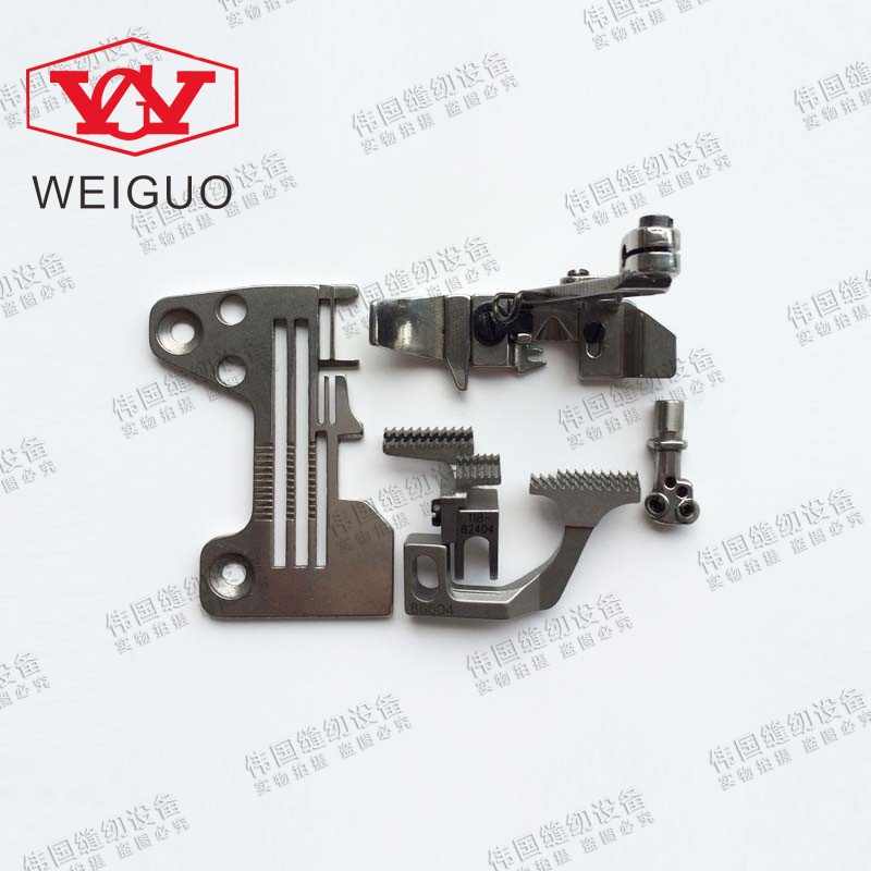 工业缝纫机MO3614 6714包缝机 四线针位组件 针板牙齿压脚针头