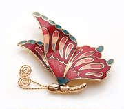 Smiling Butterfly brooch Crystal rhinestone women high corsage pins led Korean brooch jewelry 365757