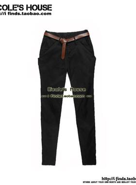 IoF'代！In*r Z品 简约 百搭 小脚 长裤（配送腰带）