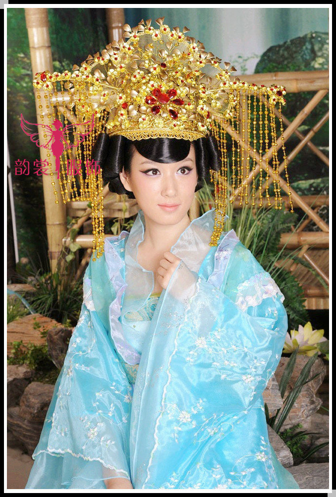 唐装风汉服影楼婚礼新娘饰品凤冠