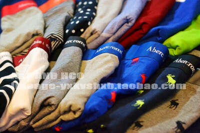 美国男款柔软纯棉贴身平角内裤