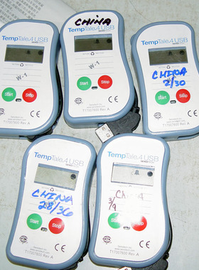 拆机玩具 TempTale4 USB温度记录器 3.6v 电池 液晶显示温度计