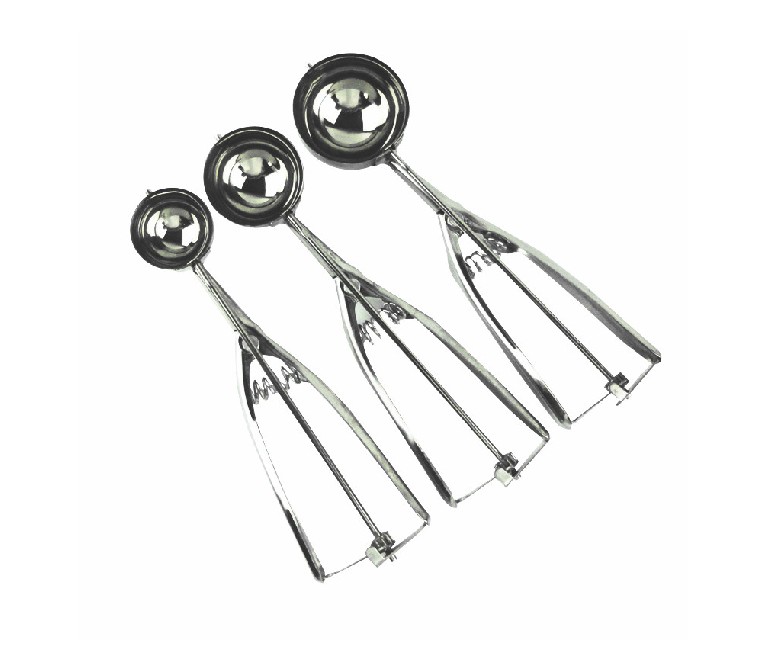 不锈钢冰淇淋勺创意雪糕冰激凌球挖勺子夹子西瓜水果打挖球器商用