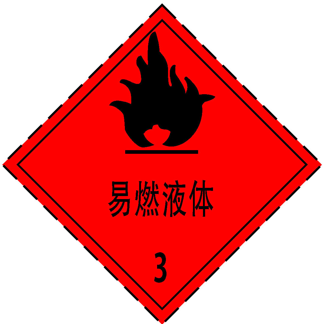 608海报印制海报展板素材259危险化学品安全标志易燃液体