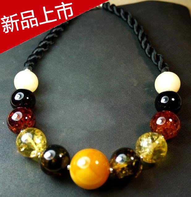 天然琥珀吊坠原石老蜜蜡血珀金珀108子念珠佛珠手串手链特价项链
